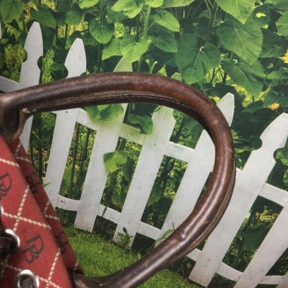 Vintage Dooney & Bourke Red Satchel Bag - Picture 8 of 16